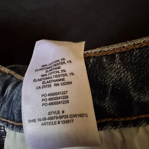 Denim Forum Diaz High Rise Blue Jeans - Picture 3 of 4